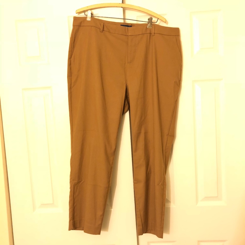 Old Navy Haper midrise Trouser size 16 W caramel